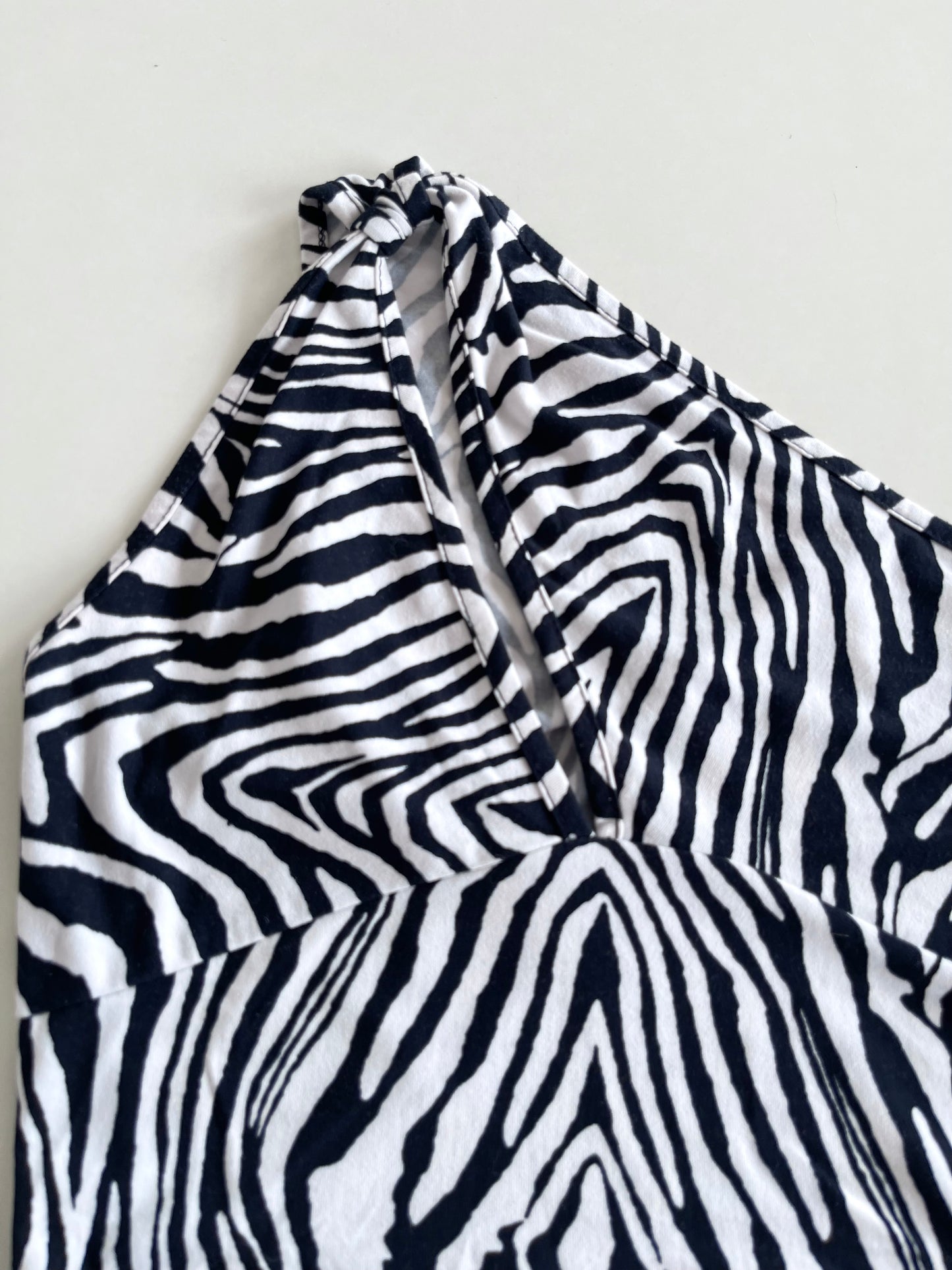 Y2k Zebra Top-Bust 34
