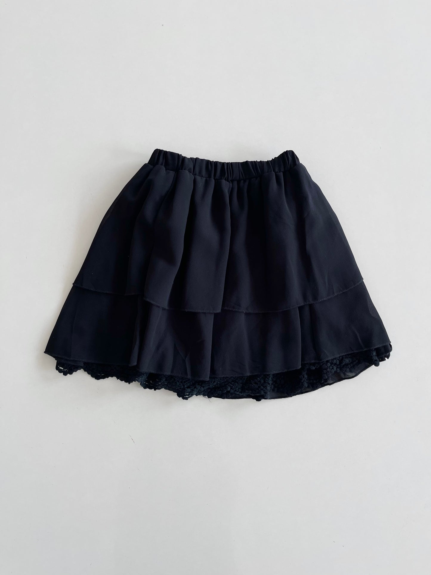 Vintage Ruffle Skirt With Shorts Attached-Waist 30 to 34
