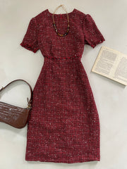 Tweed Dress-Bust 38