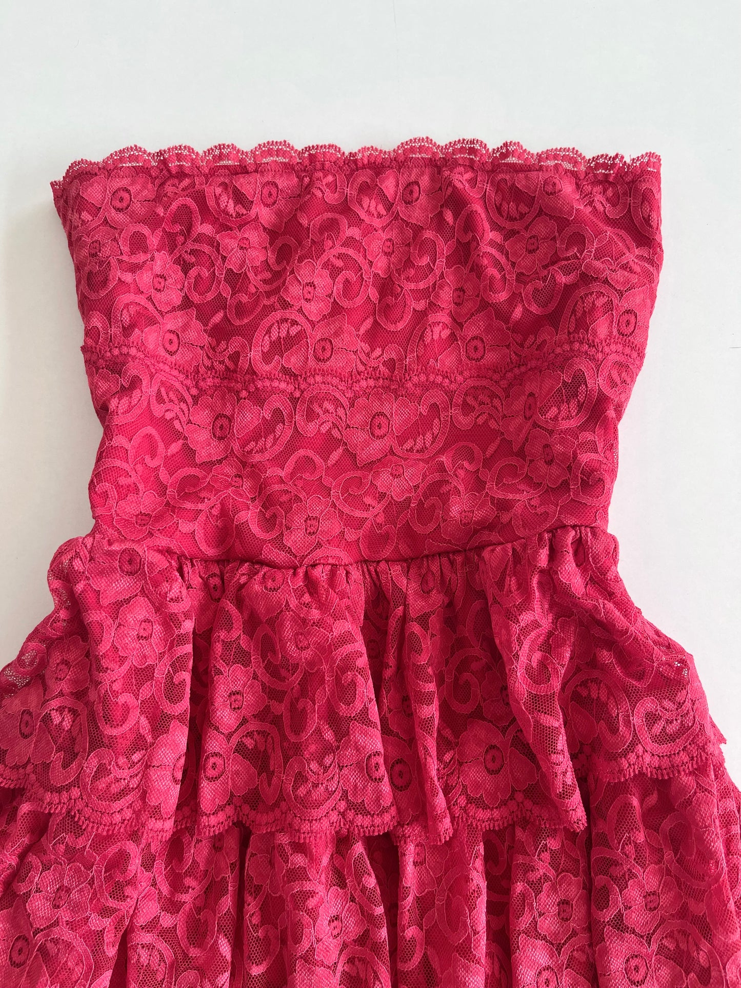 Kikiriki Lacy Tube Vintage Dress-Bust 30 to 32