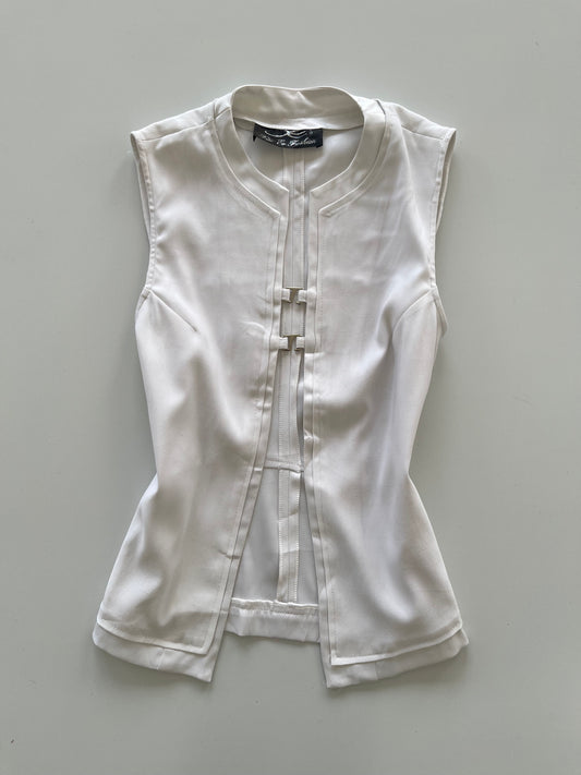 White Top-Bust 34