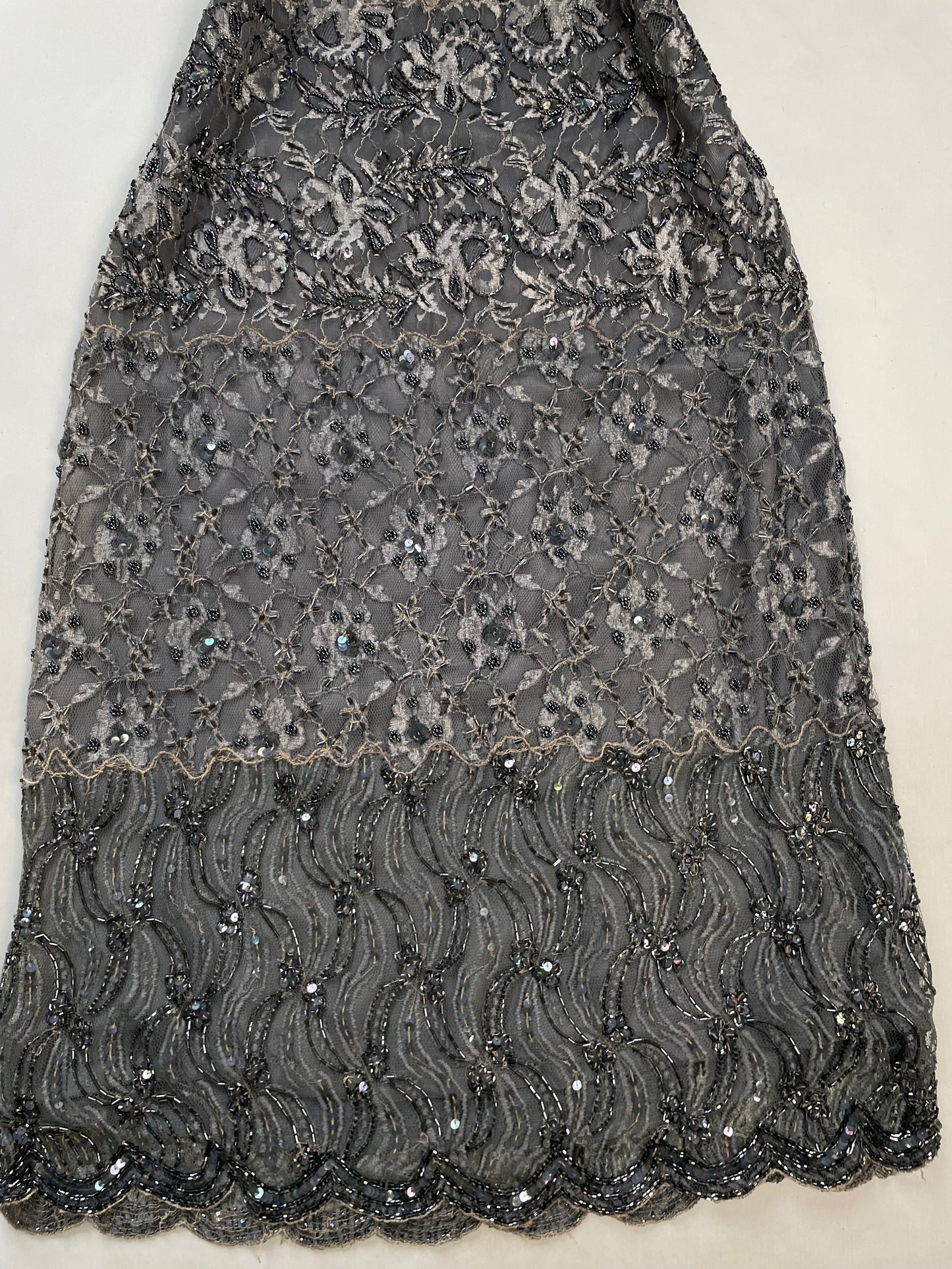 Heavily Hand Embroidered Dress-Bust 34