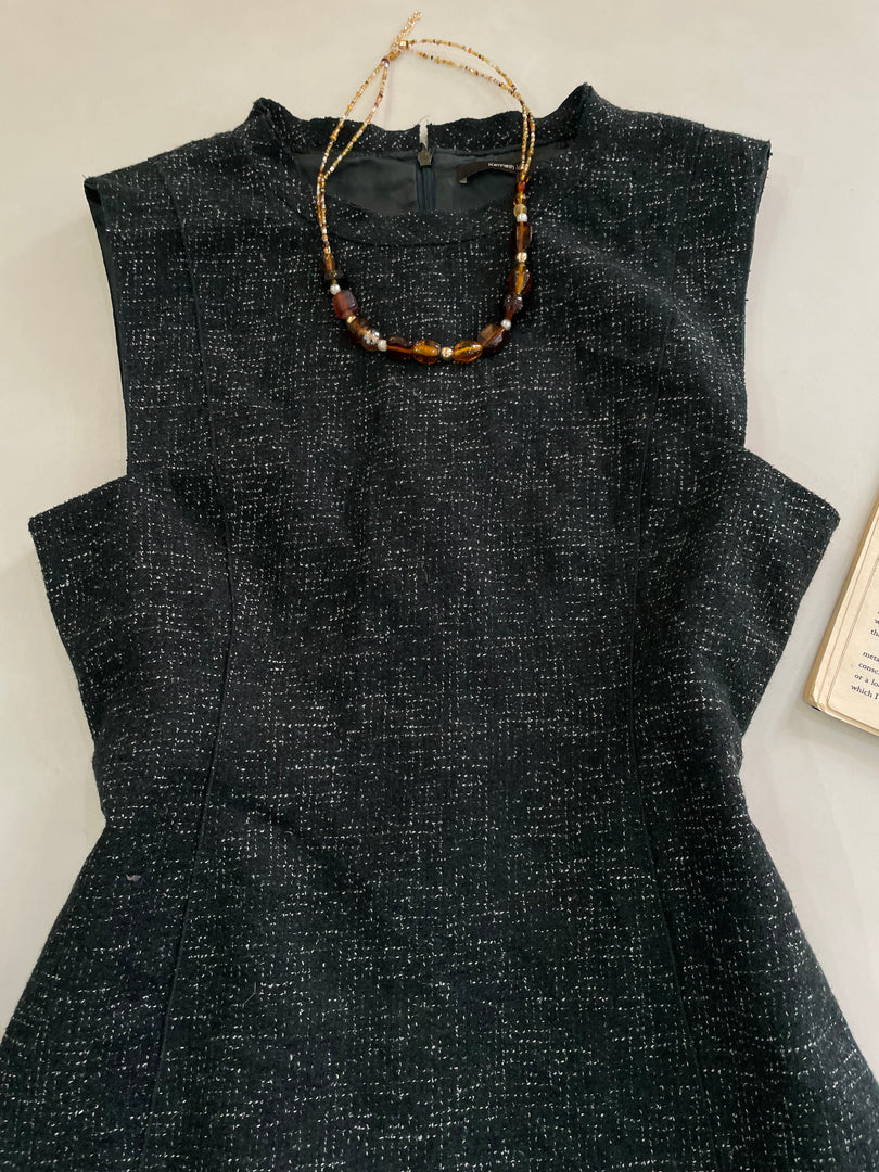 Kenneth Lady Tweed Dress-Waist 34