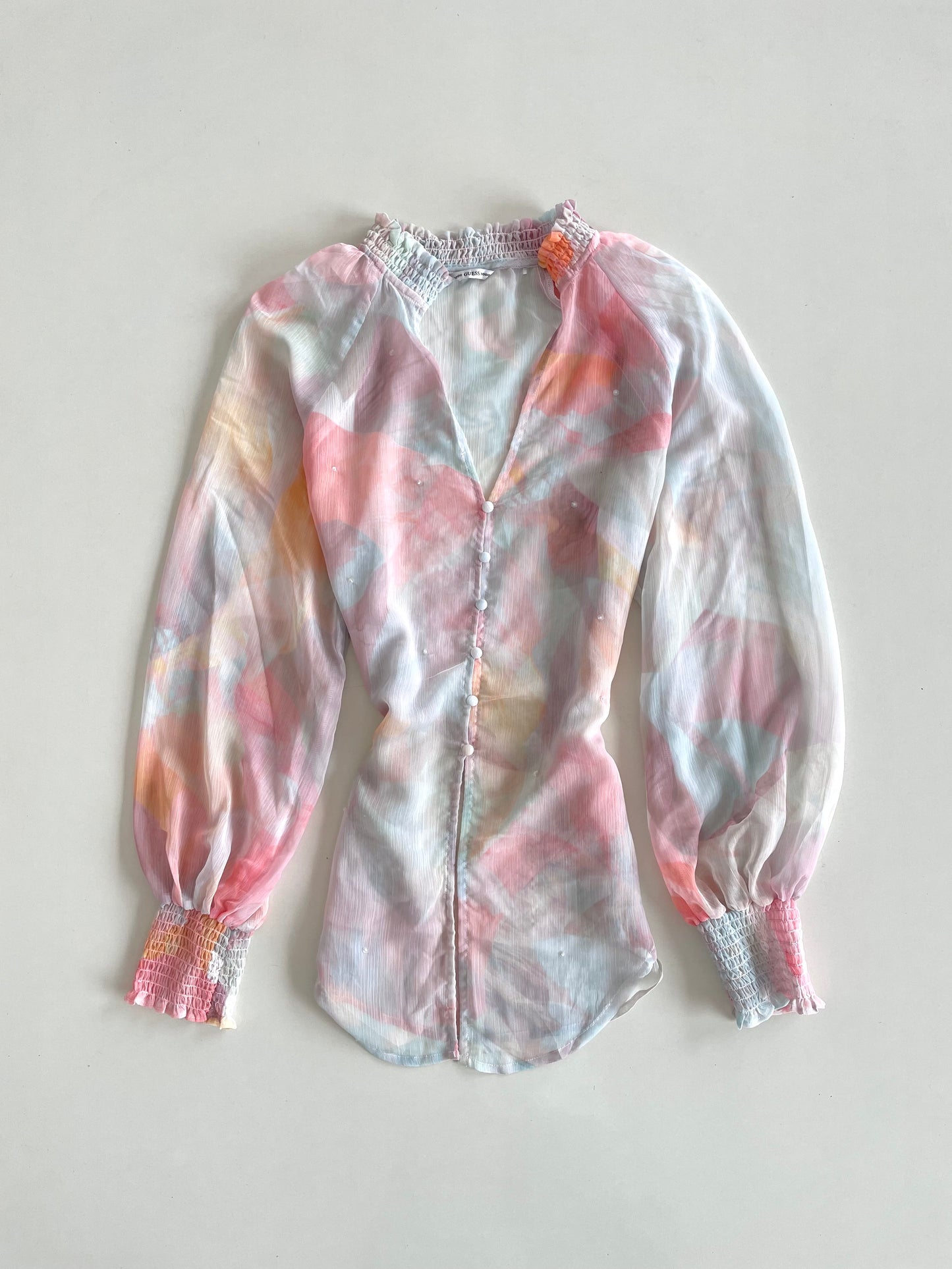 Guess Vintage Sheer Top-Bust 40
