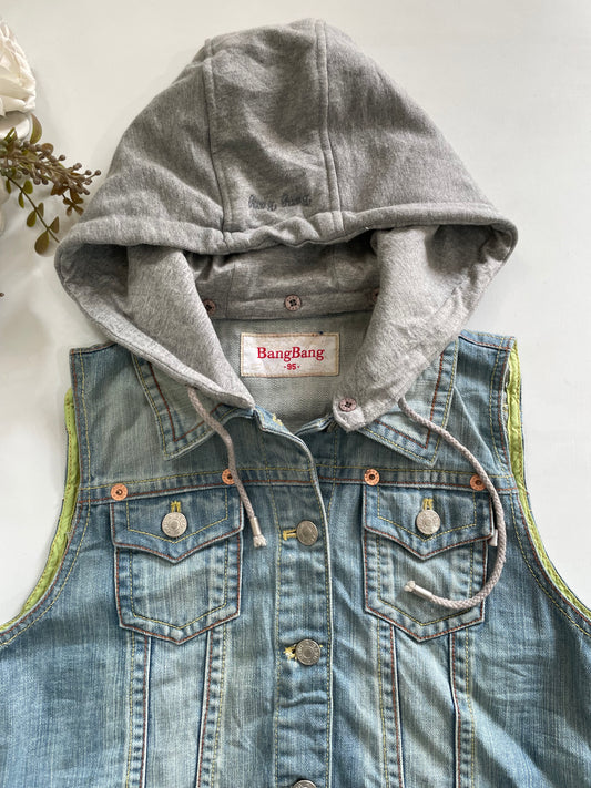 Denim Vest-Bust 34