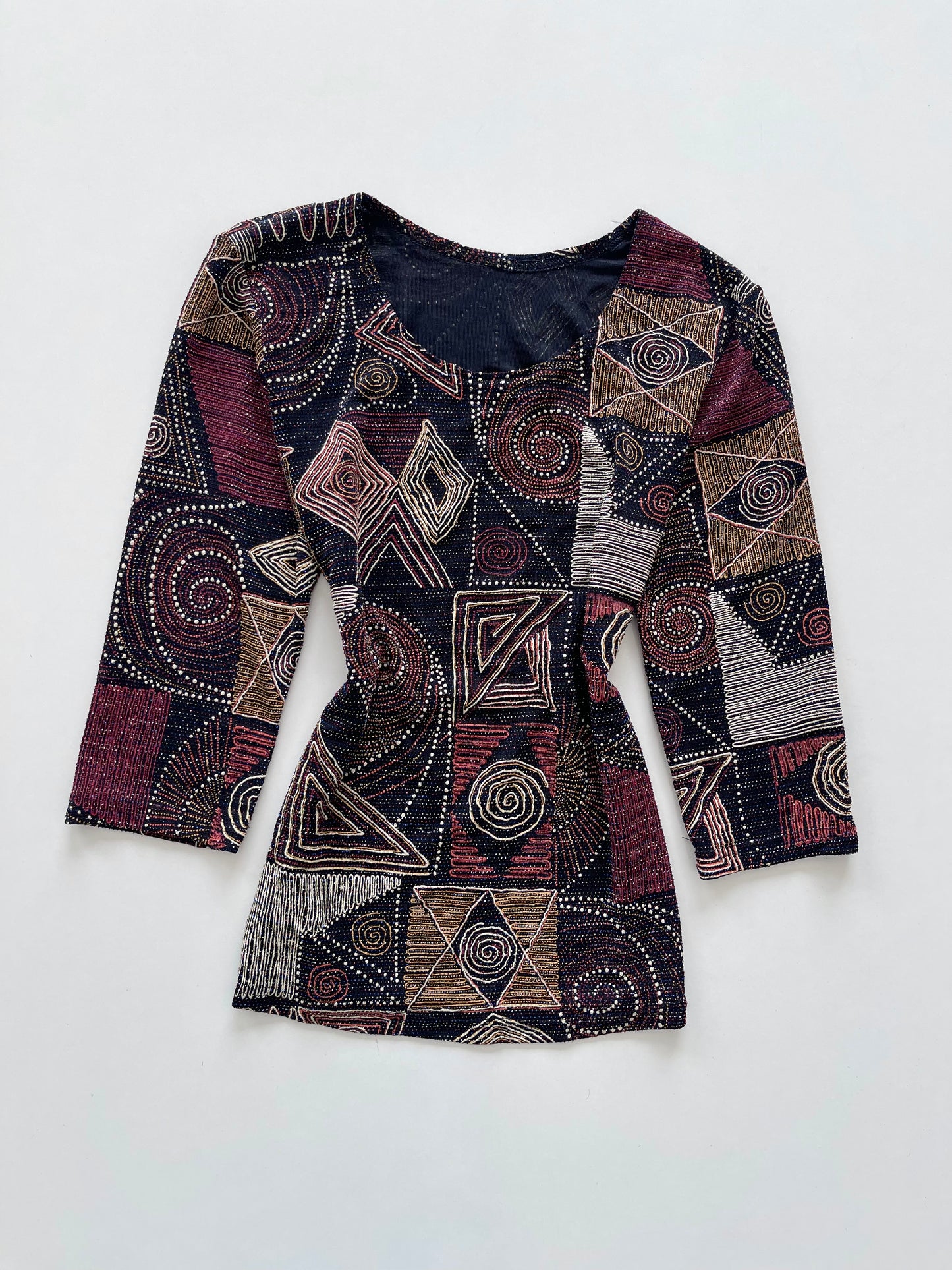 Vintage Shimmer Top-Bust 34 to 36