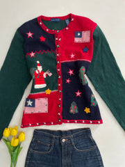 Karen Scott Christmas Sweater-Bust 40