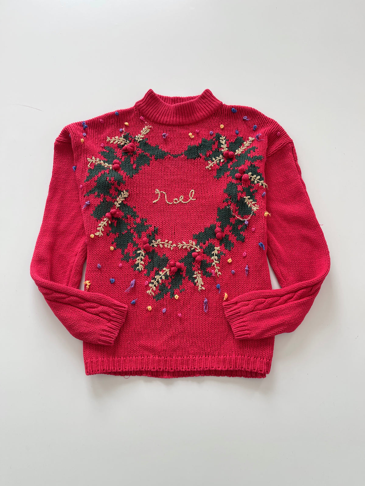 Work In Progress Embroidered Sweater-Bust 46