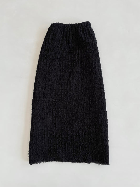 Waffle Black Skirt-Waist 28 to 32