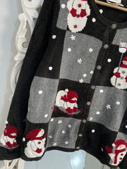 Christopher & Banks Embroidered Christmas Sweater-Bust 44