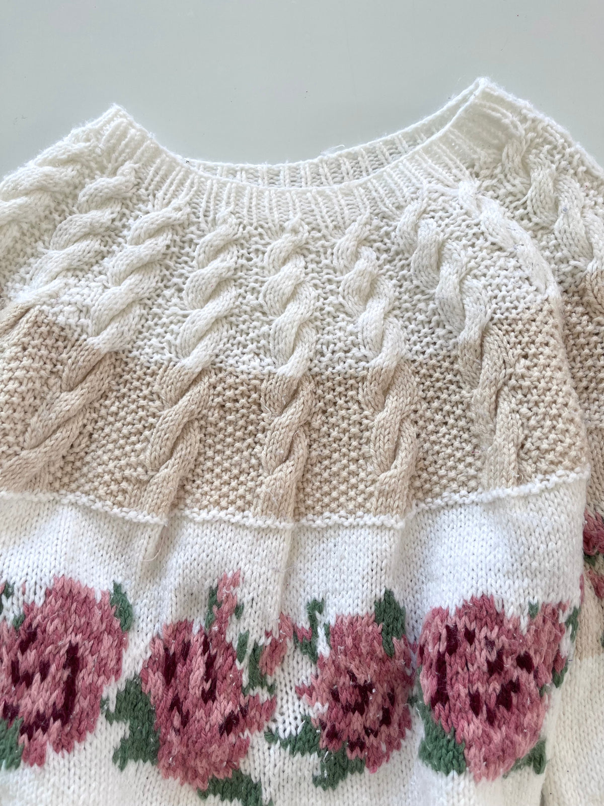 Vintage Embroidered Sweater-Bust 44