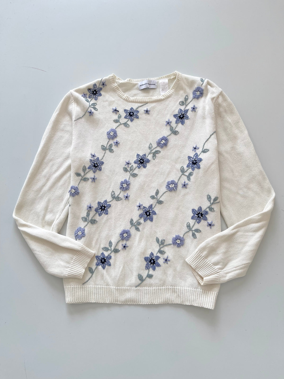 Alfred Dunner Embroidered Sweater-Bust 44