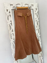 Vintage Suede Skirt-Waist 30
