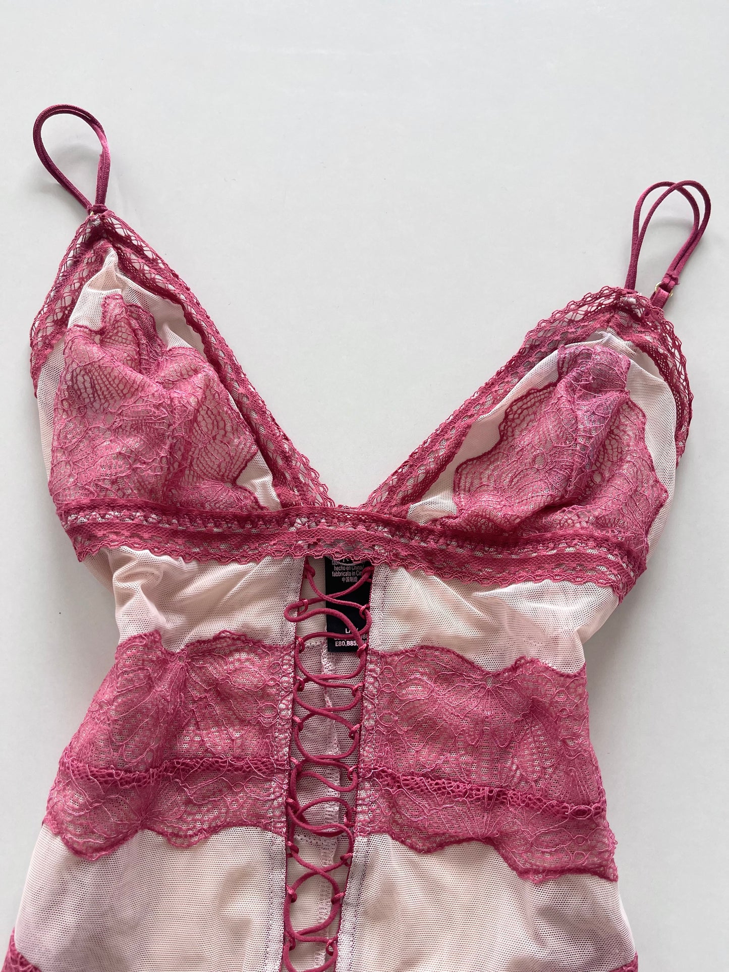 Victoria’s Secret Sheer Lacy Bodysuit-Bust 32 to 34