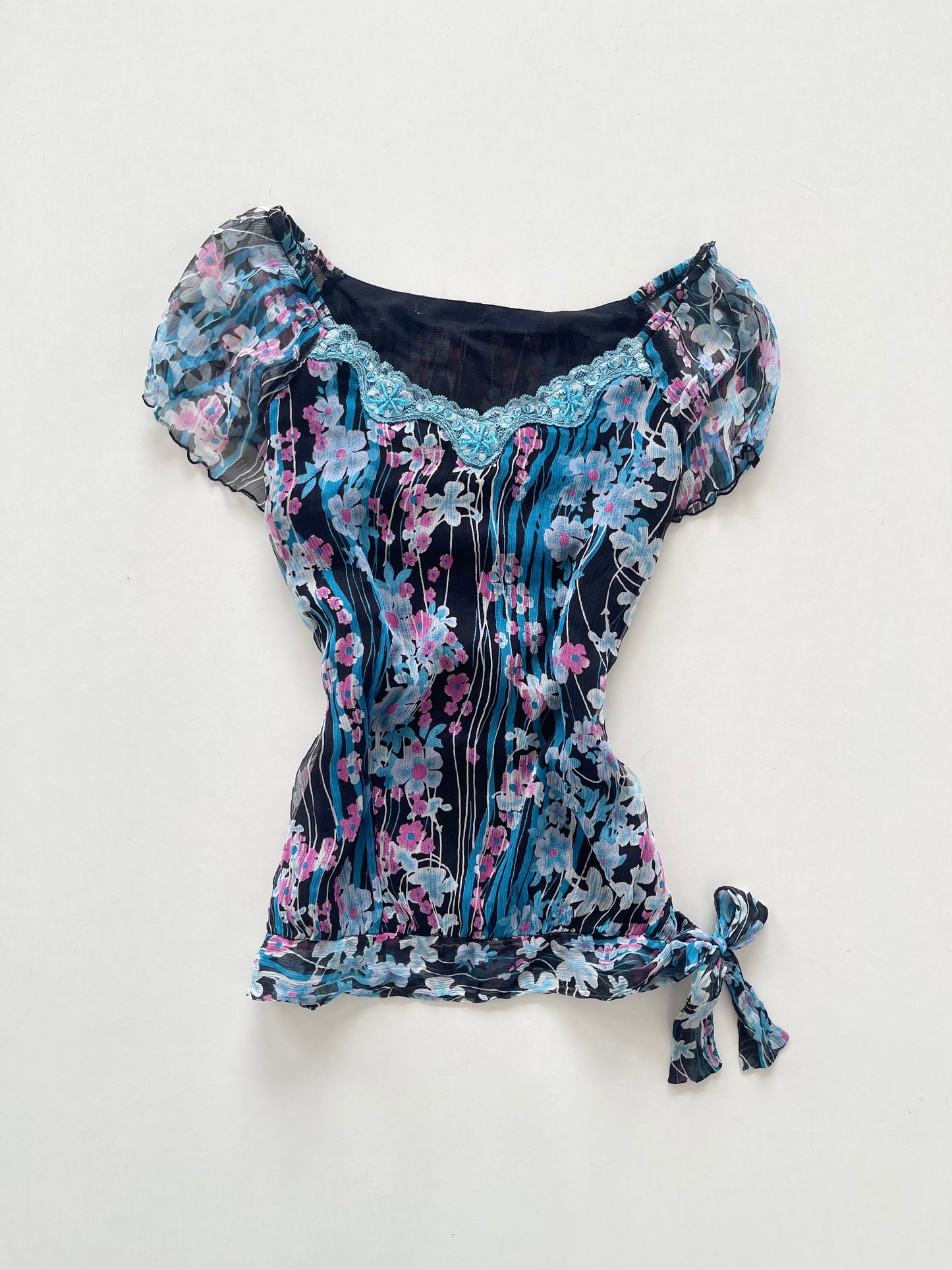 Silk Embroidered Top-Bust 36 to 38