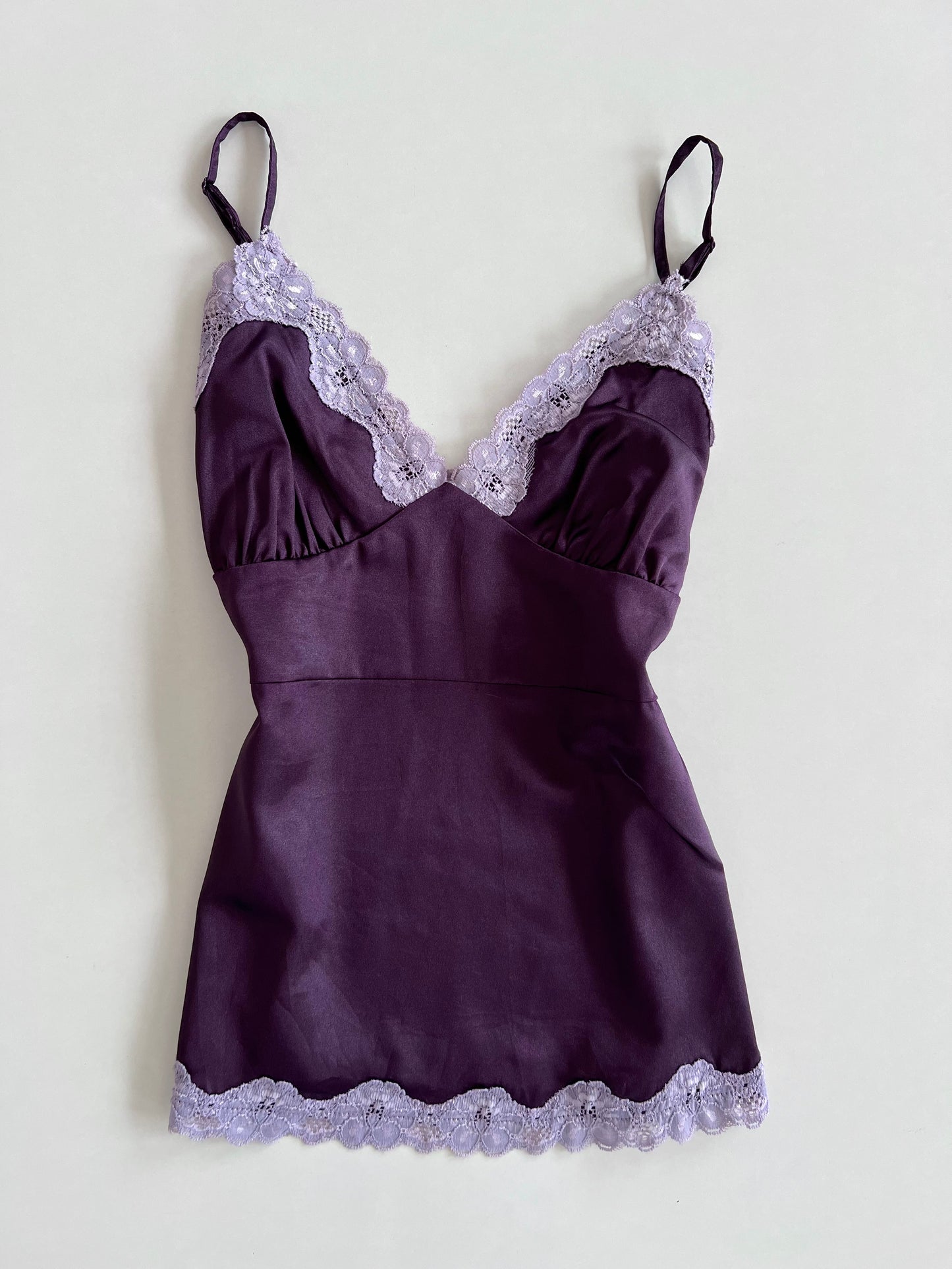 Purple Lace Top-Bust 32