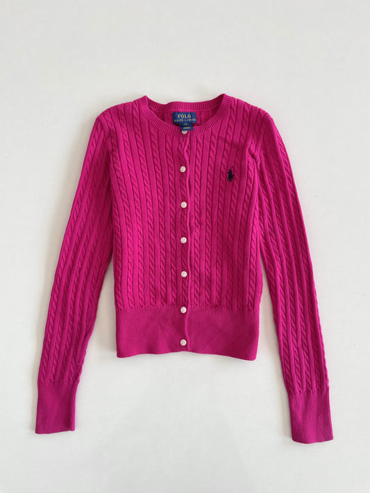 Ralph Lauren 100% Cotton Vintage Cardigan-Bust 28 to 30