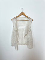 Load image into Gallery viewer, Sheer Crochet Shrug-Bust 34 to 36