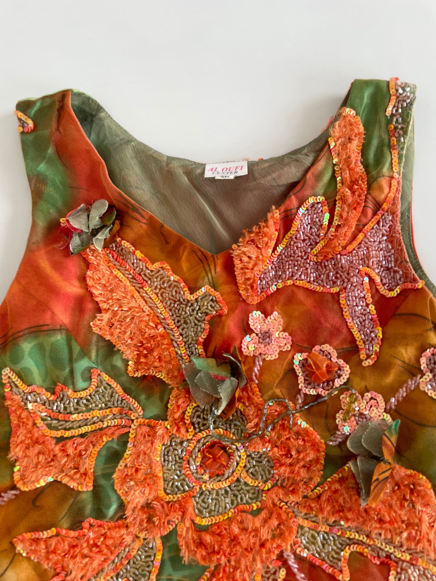 Heavily Hand Embroidered Top-Bust 30