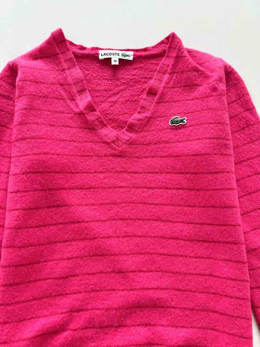 Lacoste Pure Wool Vintage Sweater-Bust 28 to 30
