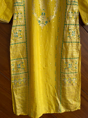 Sequin Foilwork Kurta-Bust 34