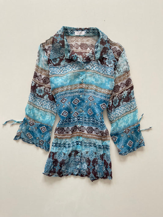Vintage Sheer Shirt-Bust 48