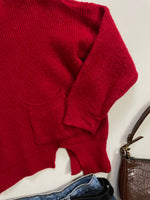 Load image into Gallery viewer, Cherry Red Super Soft Sweater-Bust 36 to 40
