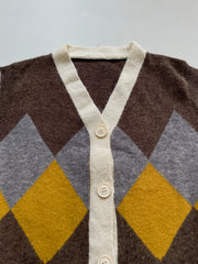 Argyle Sweater Vest-Bust 40