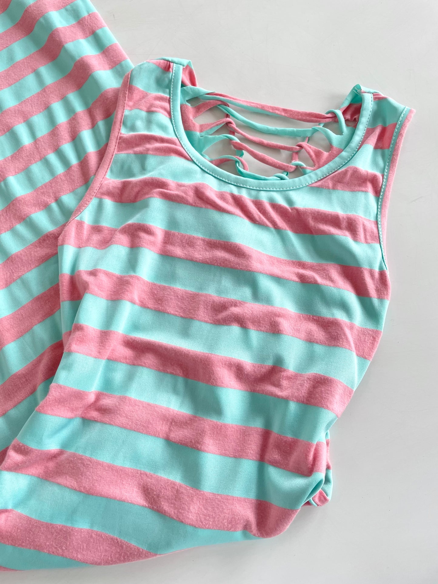 Striped Dress-Bust 32 to 34