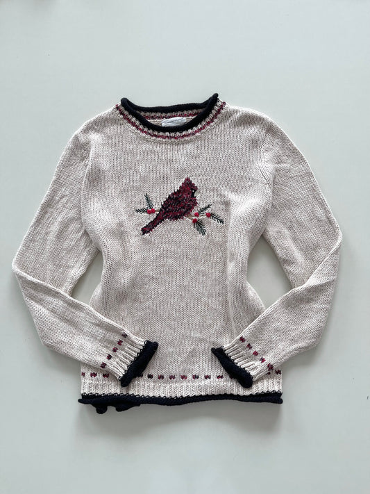 Christopher & Banks Hand Embroidered VintageSweater-Bust 46