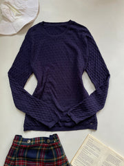 Vintage Cable Knit Sweater-Chest 46