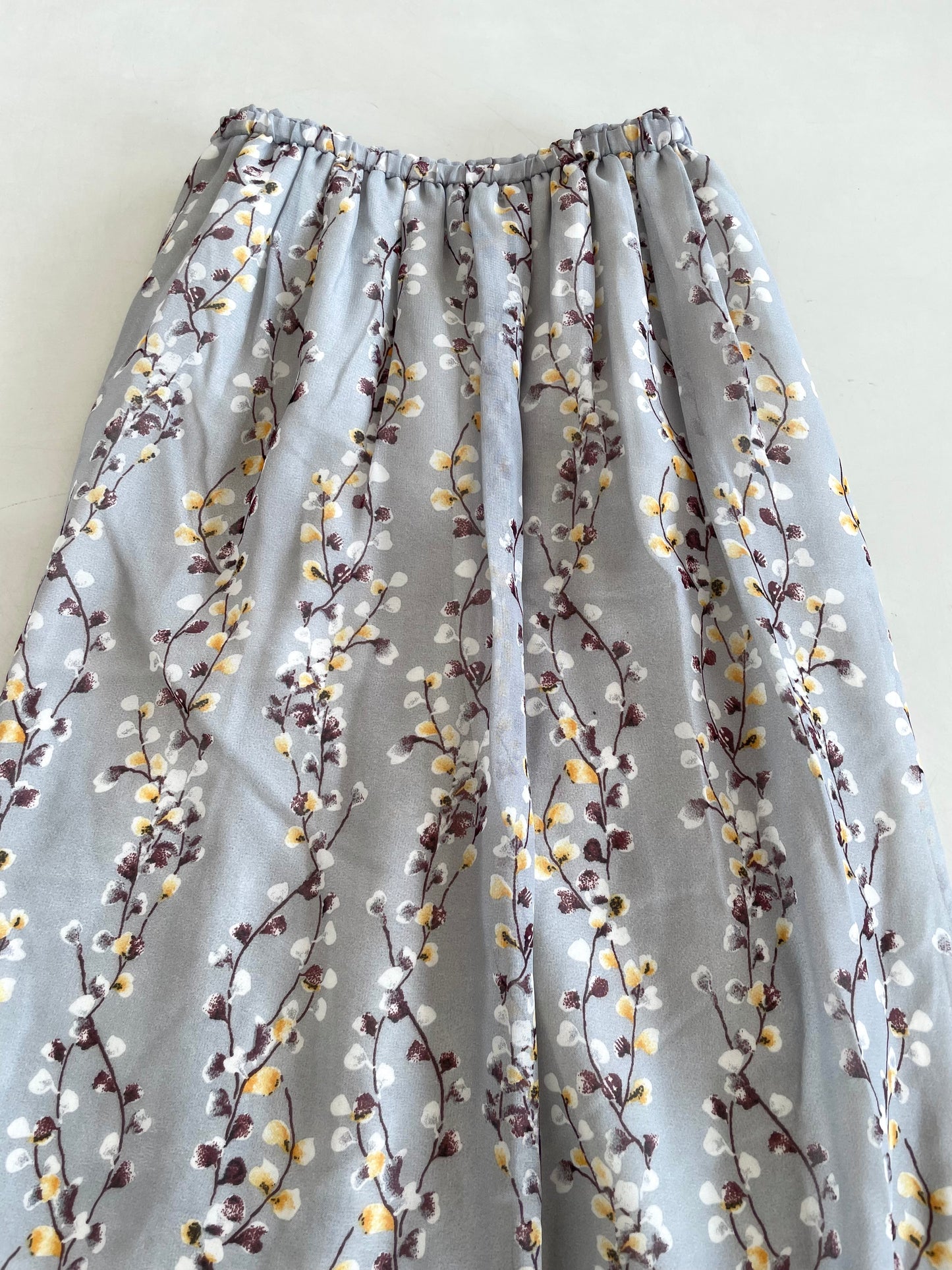 Baby Blue Floral Skirt-Waist 24 to 30