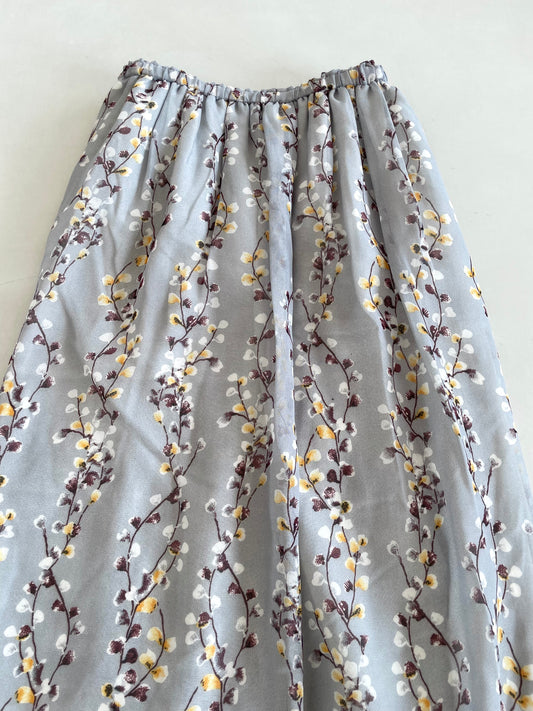 Baby Blue Floral Skirt-Waist 24 to 30
