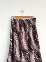 Load image into Gallery viewer, Grey&amp;Brown Satin Skirt-Waist 24 to 26