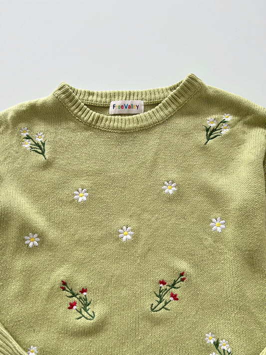 Freevalley Embroidered Sweater-Bust 46
