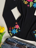 Load image into Gallery viewer, Michelle Nicole Embroidered Floral Pre Winter Top - Bust 34 to 38
