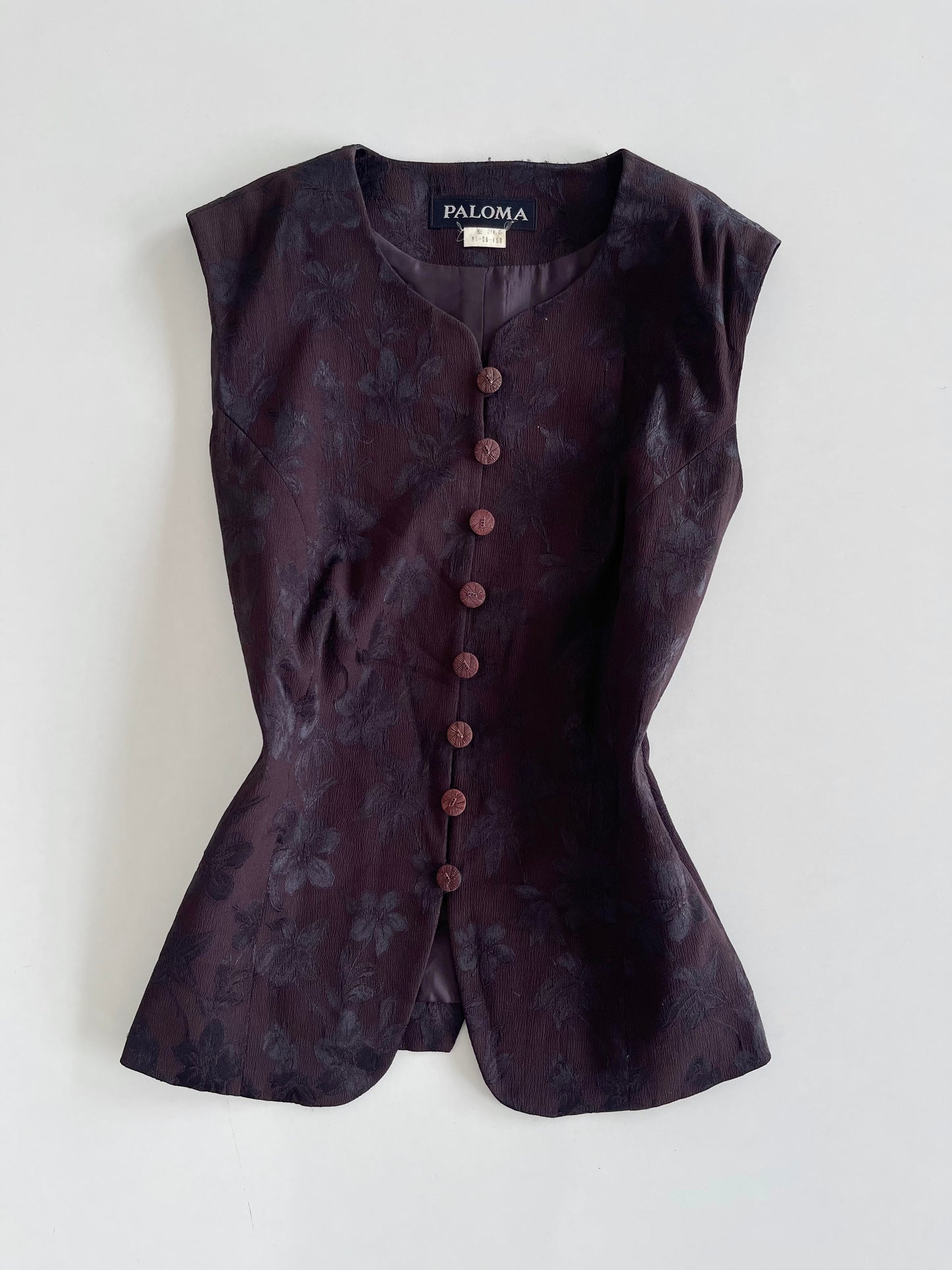Paloma Jacquard Waistcoat-Bust 38