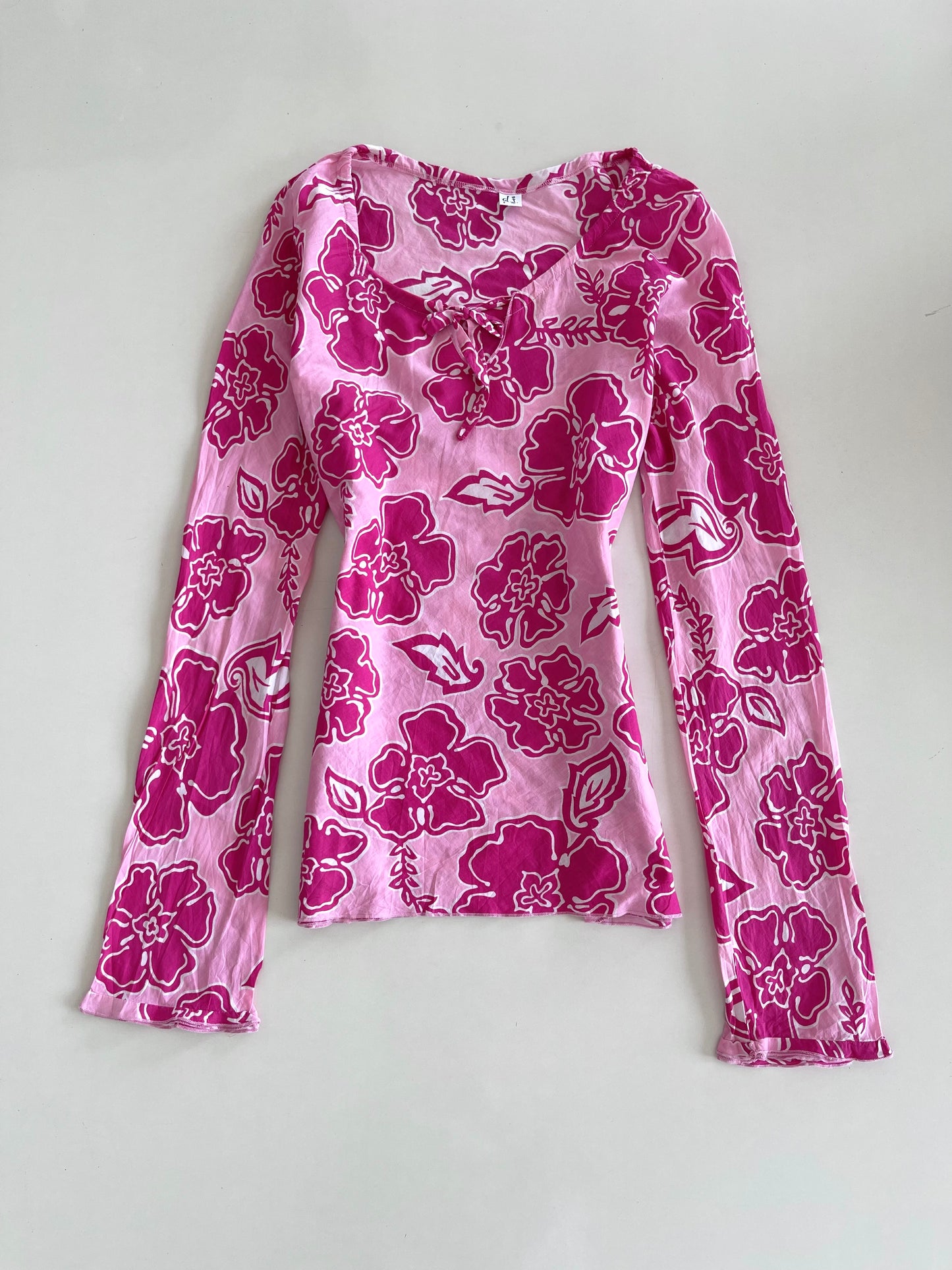 Floral 100% Cotton Top-Bust 40