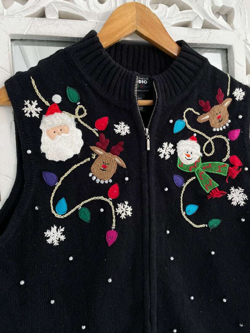 Hampshire Christmas Sweater Vest-Bust 48