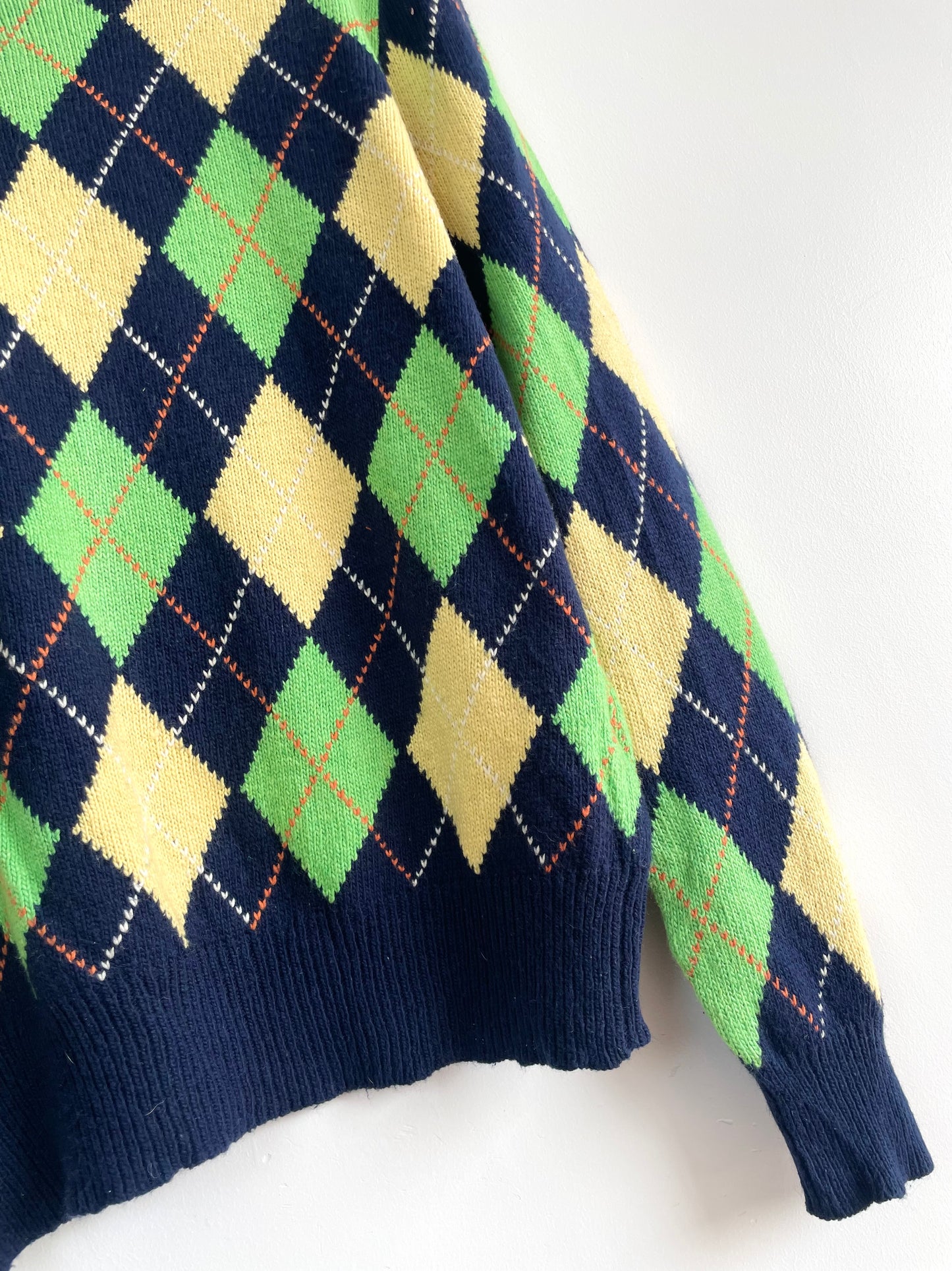 Vintage Ralph Lauren 85% Cotton 15% Cashmere Cotton Pullover-Chest 46