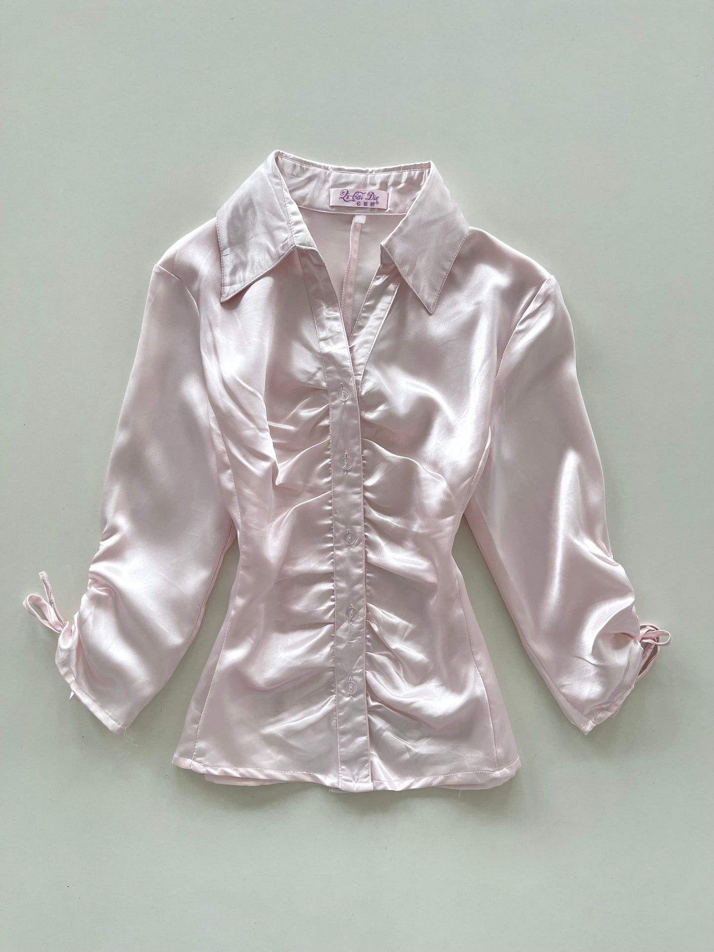 Satin Vintage Top-Bust 34