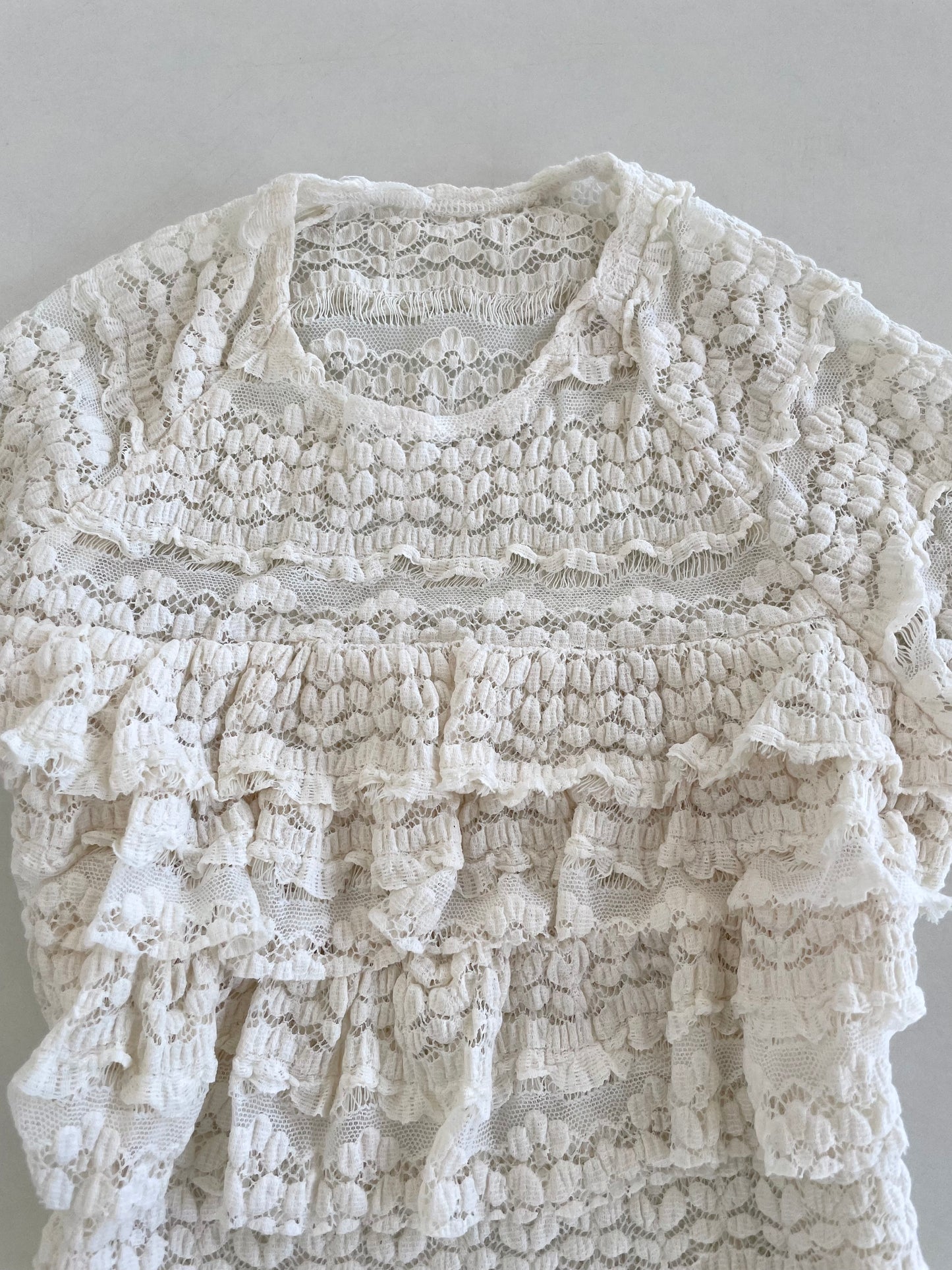 Sheer Lace Top-Bust 30 to 32