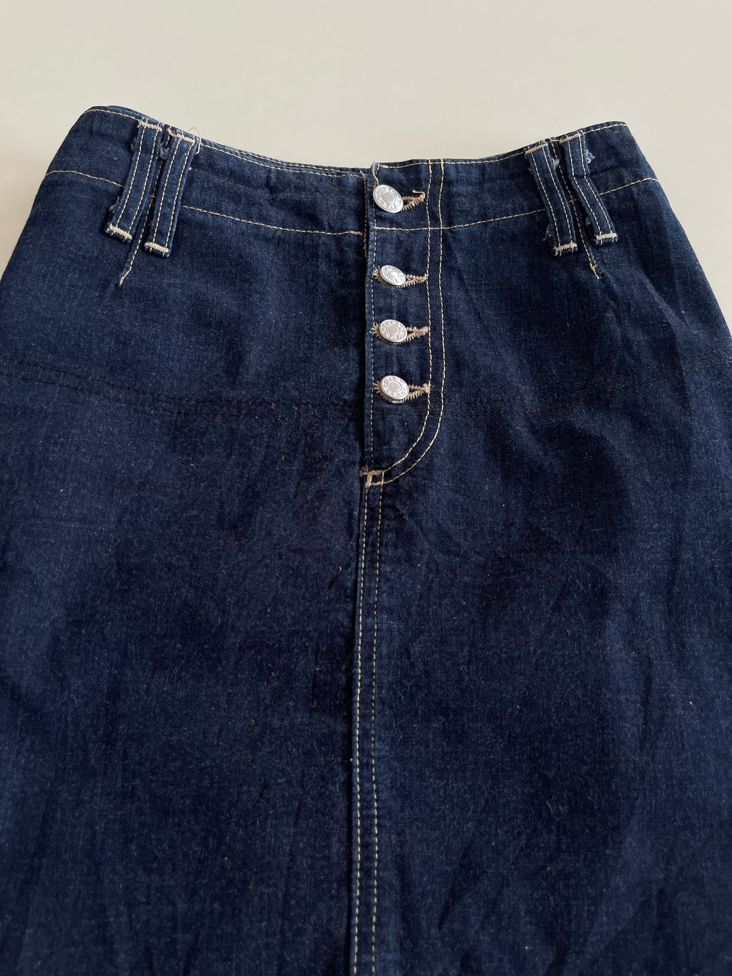 Vintage Denim Skirt-Waist 30