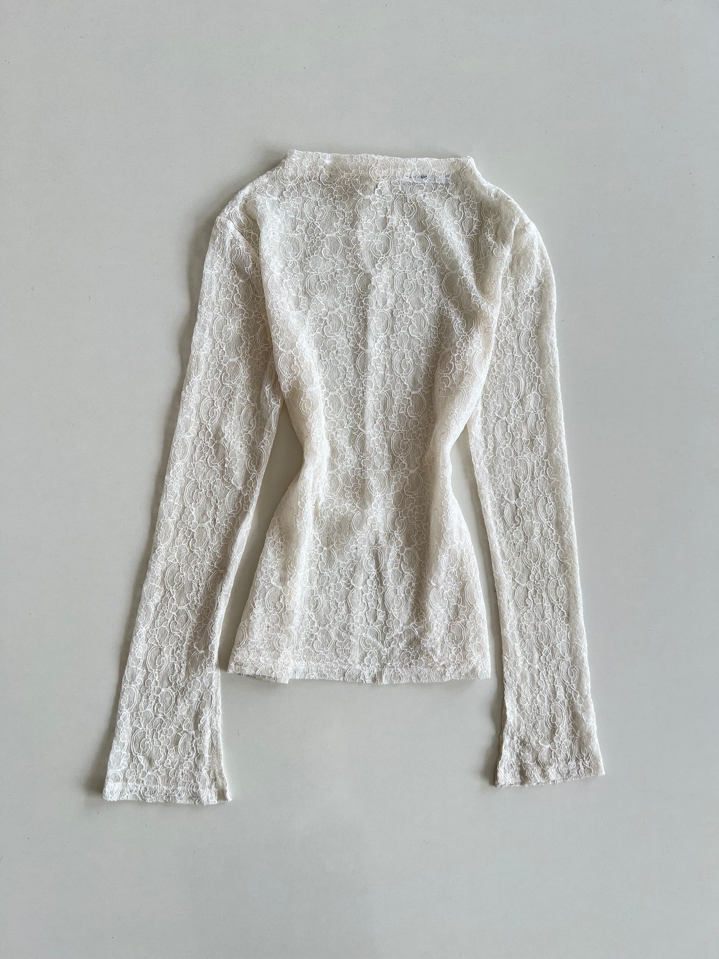 Lace Sheer Top-Bust 34 to 36