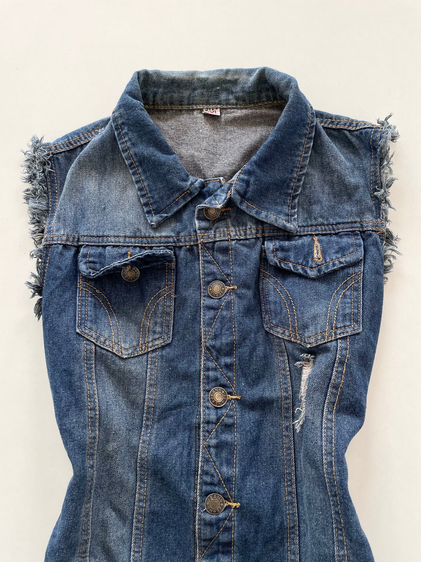 Denim Vest-Chest 40