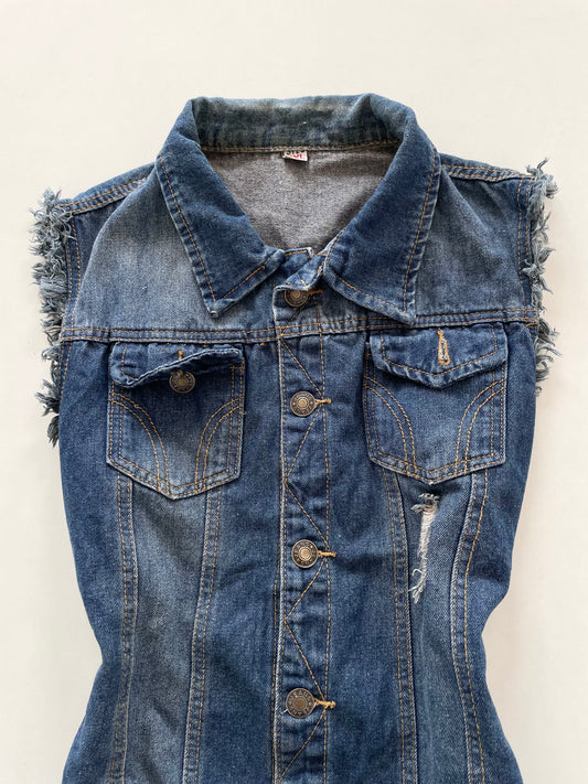 Denim Vest-Chest 40