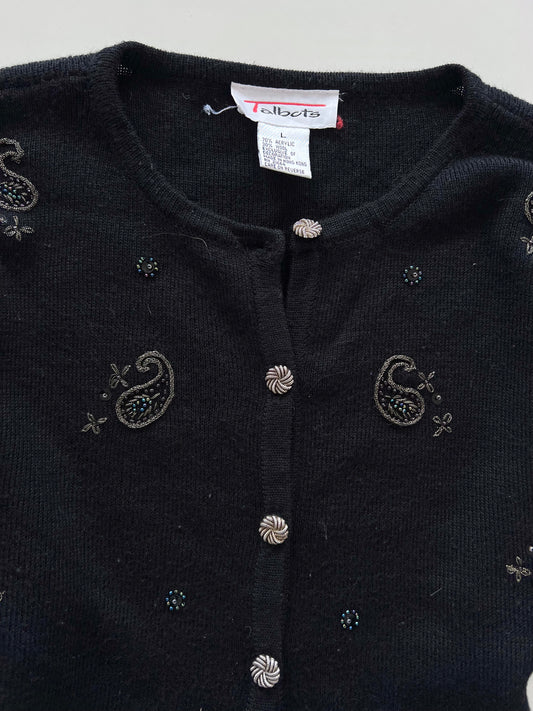 Talbots Vintage Embroidered Sweater-Bust 42