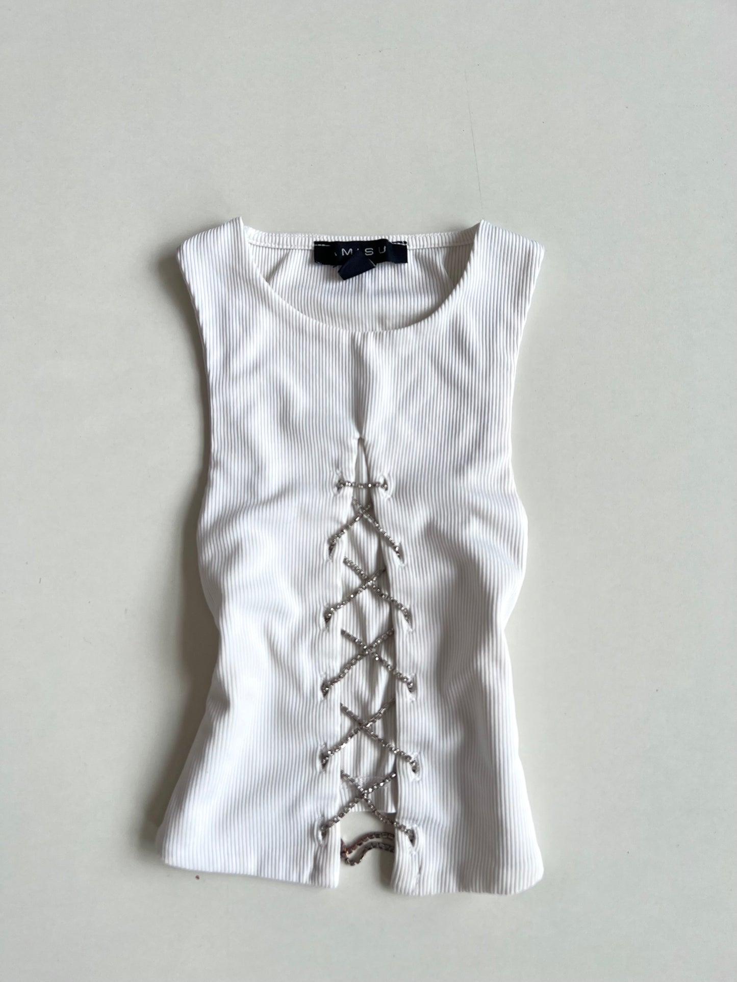 Amisu Rhinestone Top-Bust 26 to 28