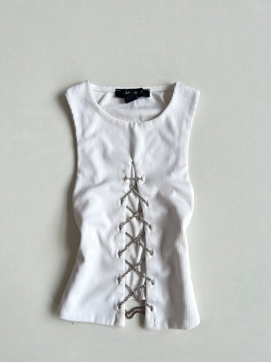 Amisu Rhinestone Top-Bust 26 to 28