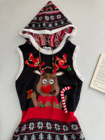 Load image into Gallery viewer, No Boundaries Christmas Sweater Dress-Bust 32